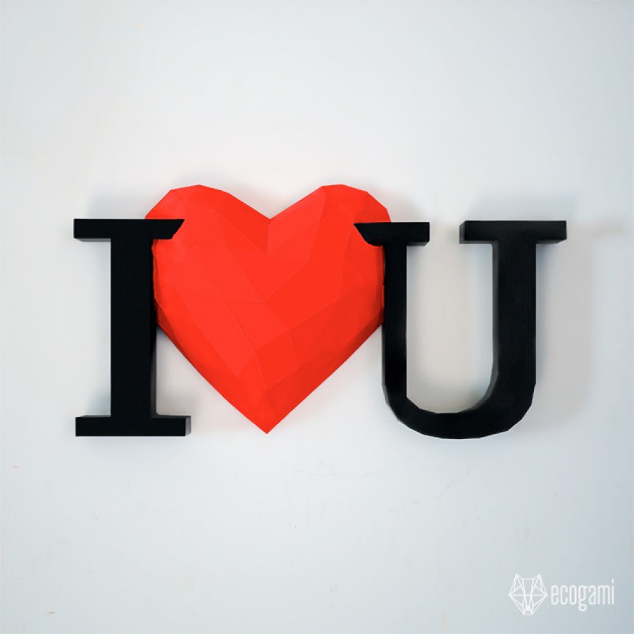 I LOVE YOU sign