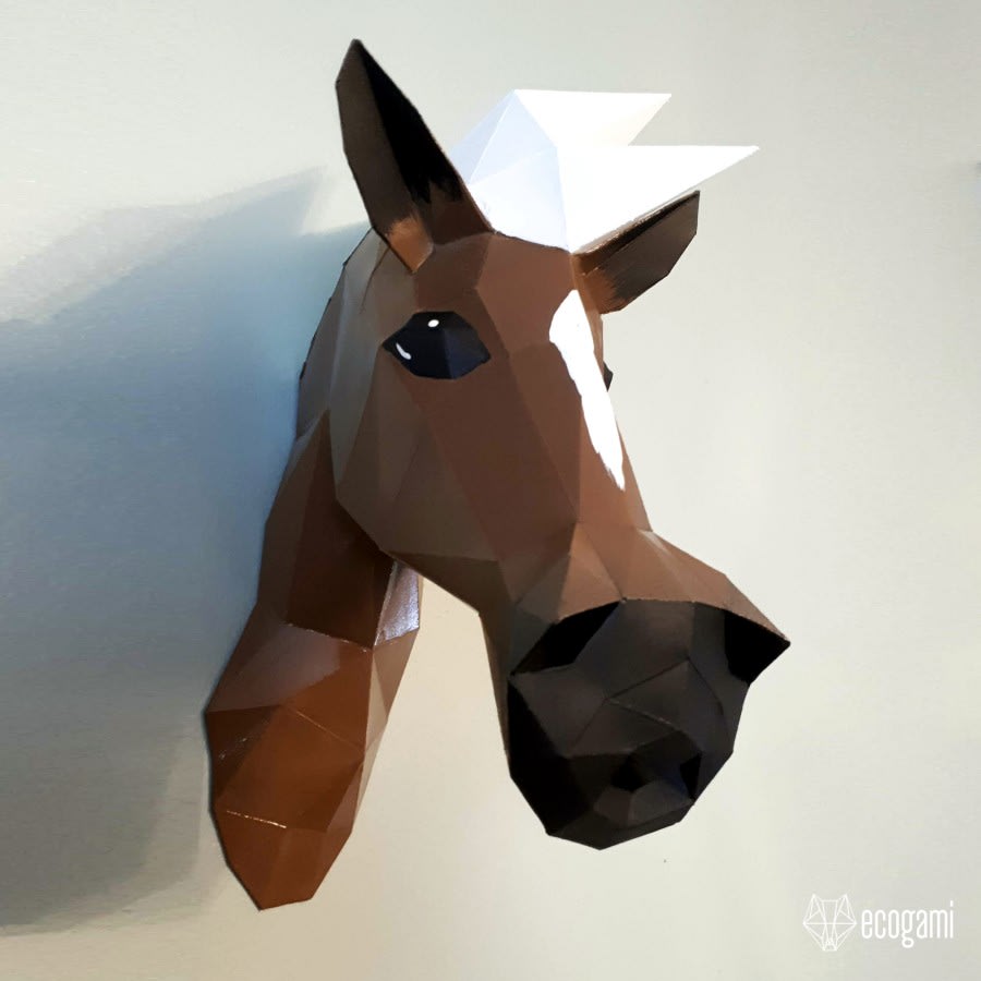 Funny horse trophy