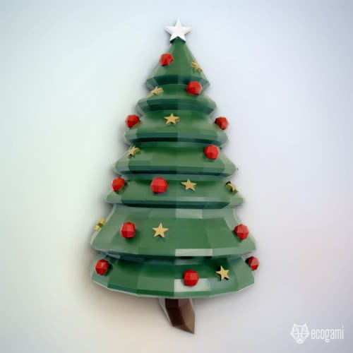 Christmas tree papercraft