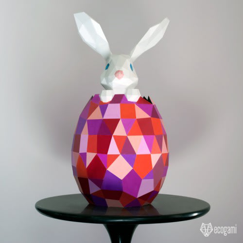 Easter rabbit II papercraft