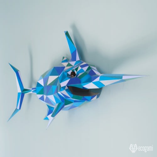 Swordfish papercraft