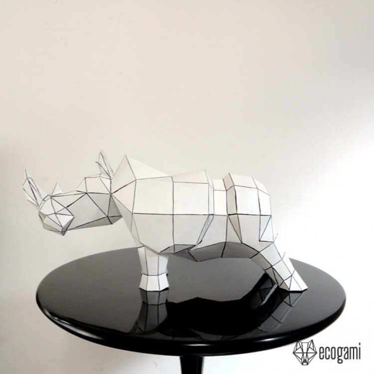 Rhino sculpture