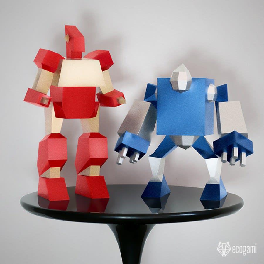 All the Ecogami's papercraft 3D patterns