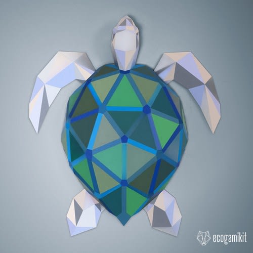 Sea turtle papercraft